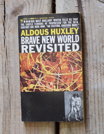 Vintage Fiction Paperback Novel: Aldous Huxley - Brave New World Revisited