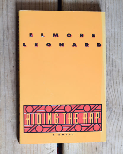 Vintage Fiction Paperback Novel: Elmore Leonard - Riding the Rap UNCORRECTED PROOF
