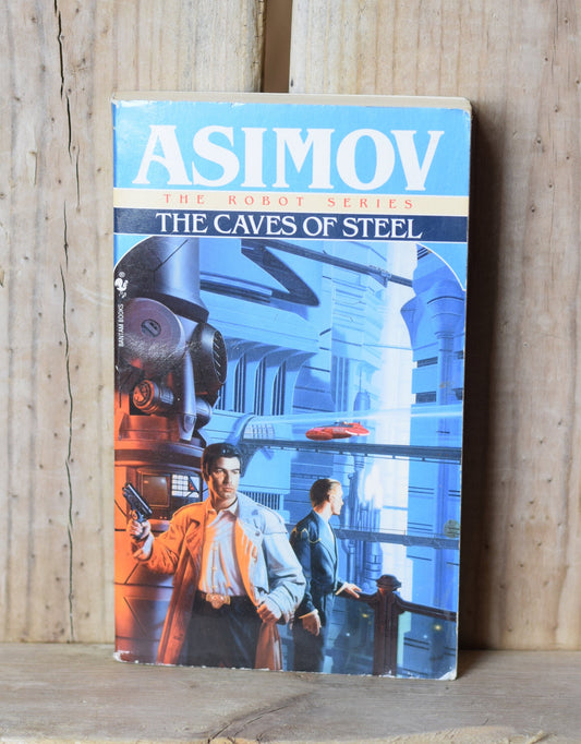 Vintage Sci-Fi Paperback Novel: Isaac Asimov - The Caves of Steel