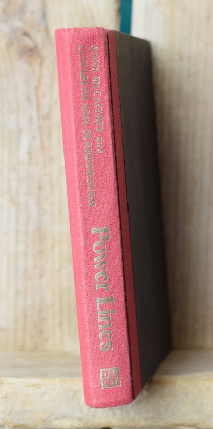 Vintage Fantasy Hardback Novel: Anne McCaffrey & Elizabeth Ann Scarborough - Power Lines FIRST EDITION