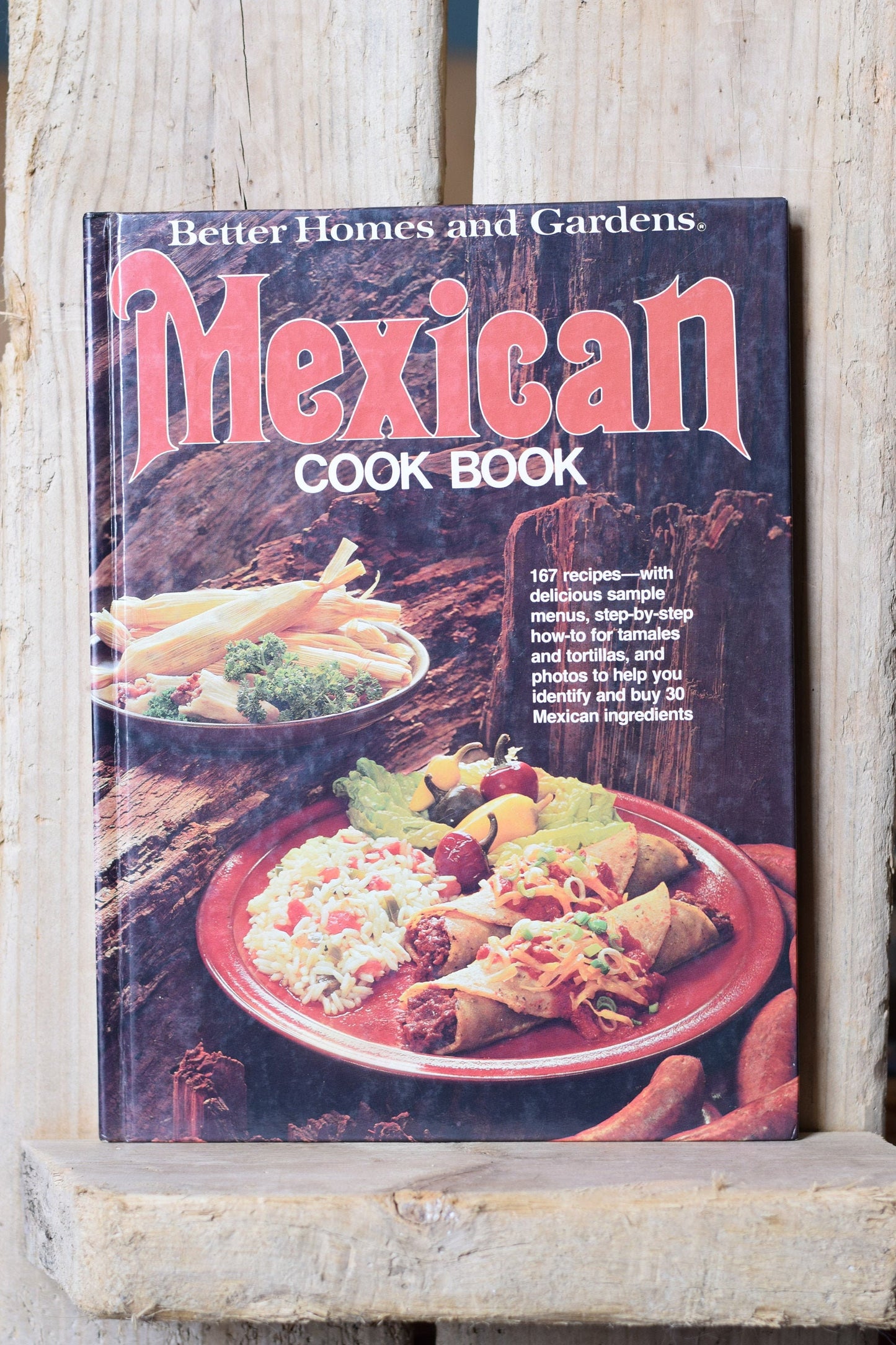 Vintage Hardback Cookbook: Better Homes and Gardens Mexican Cookbook