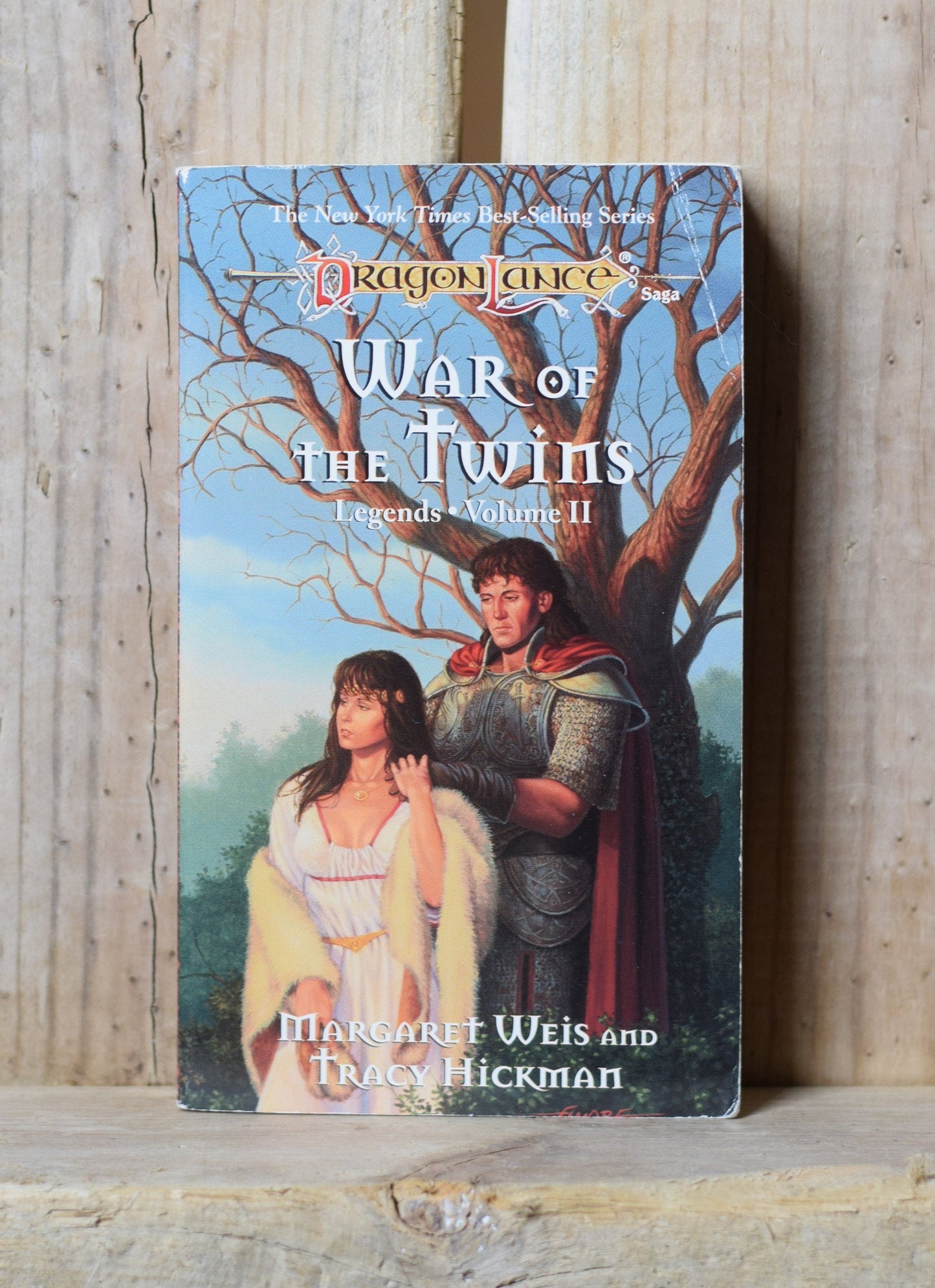 Vintage Dungeons & Dragons Paperback Novel: Margaret Weis and Tracy Hickman - War of the Twins, Legends Vol 2