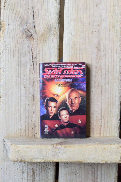 Vintage Star Trek Paperback Novel: Mel Gilden - Star Trek The Next Generation - Boogeymen FIRST PRINTING