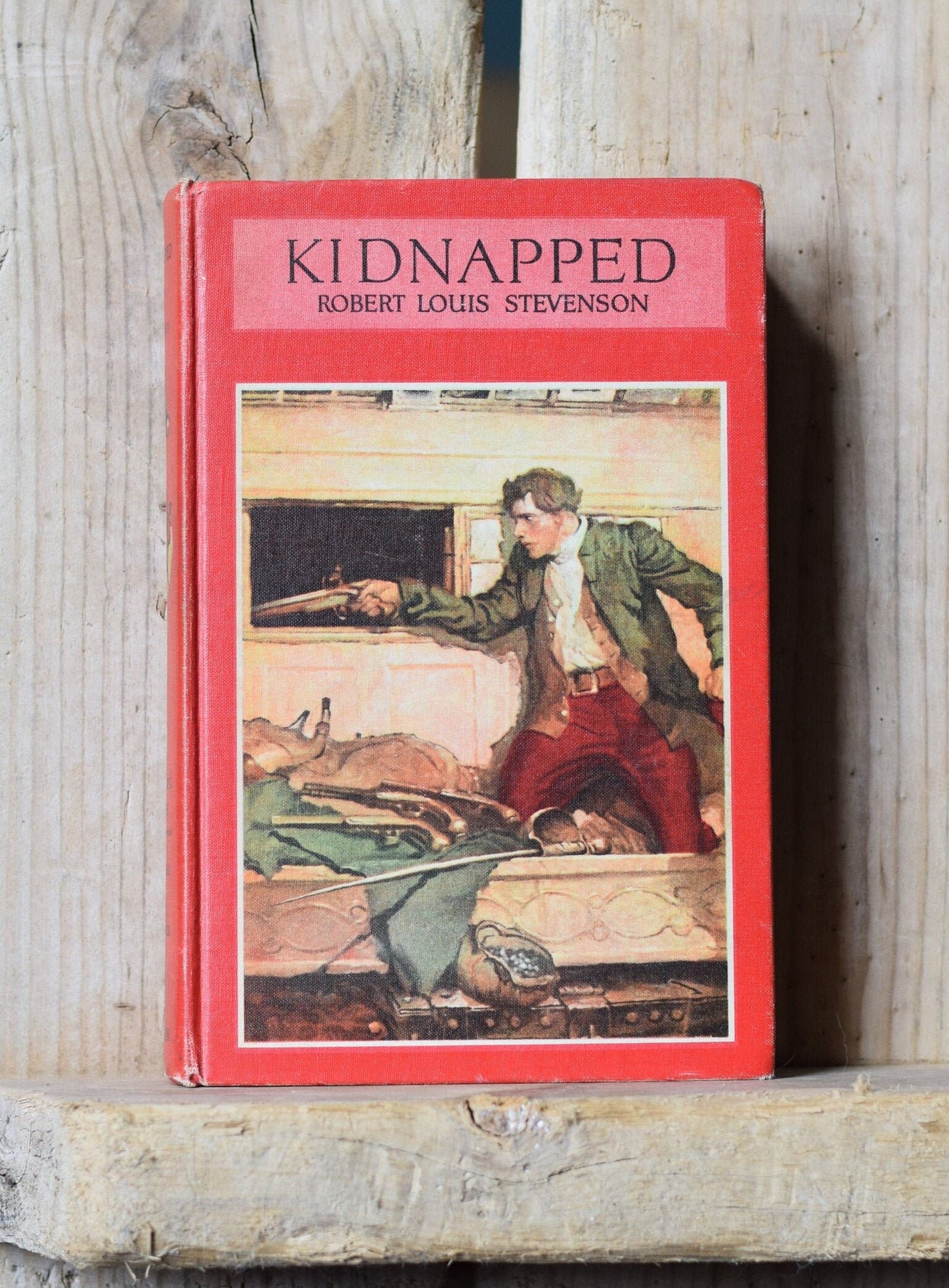 Vintage Fiction Hardback Novel: Robert Louis Stevenson - Kidnapped 1921