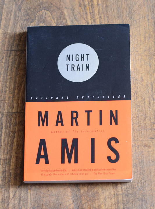 Vintage Fiction Paperback Novel: Martin Amis - Night Train FIRST PRINTING