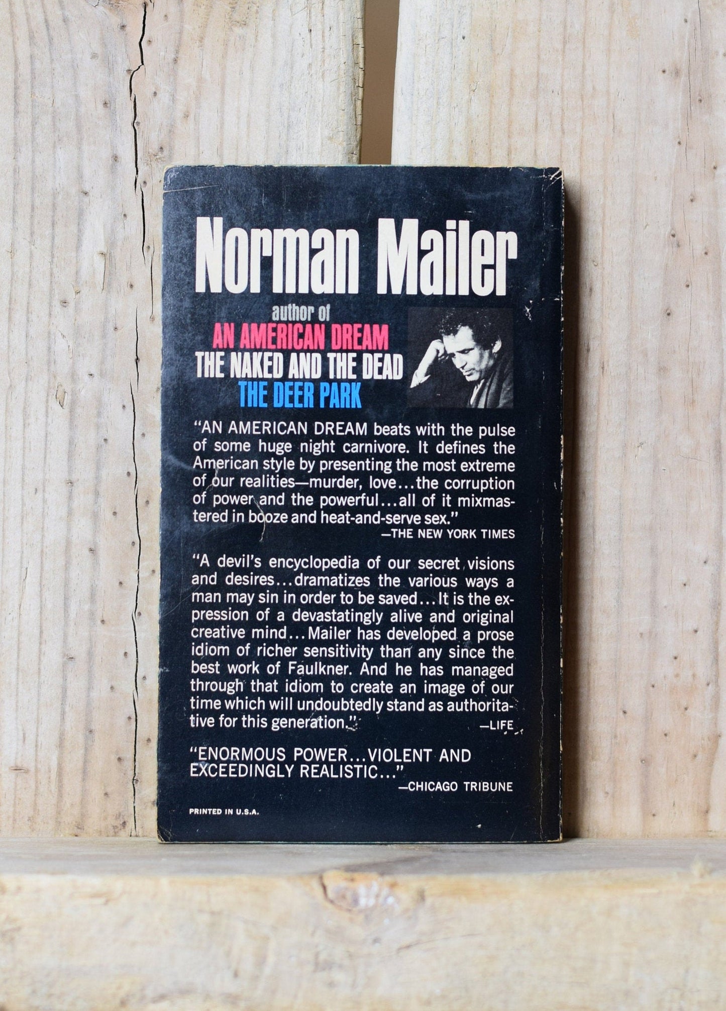 Vintage Fiction Paperback Novel: Norman Mailer - An American Dream FIRST PRINTING