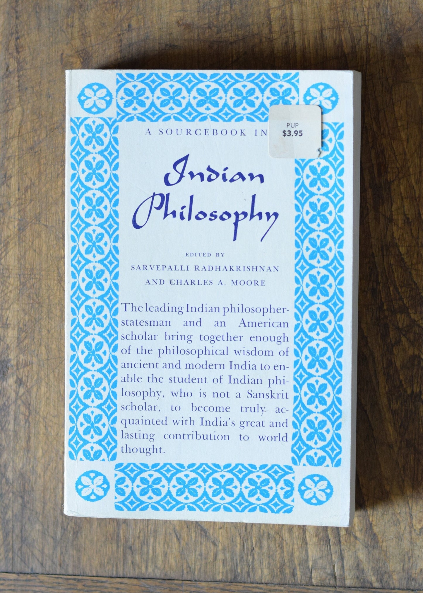 Vintage Non-Fiction Paperback: A Sourcebook in Indian Philosophy, Edited by Sarvepalli Radhakrishnan and Charles A Moore