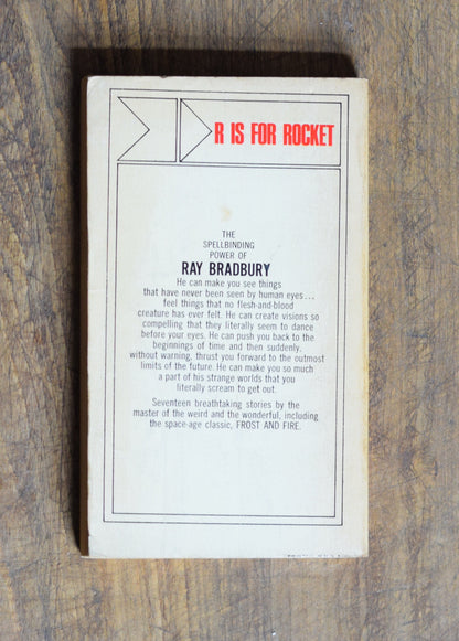 Vintage Sci-Fi Paperback Novel: Ray Bradbury - R is for Rocket
