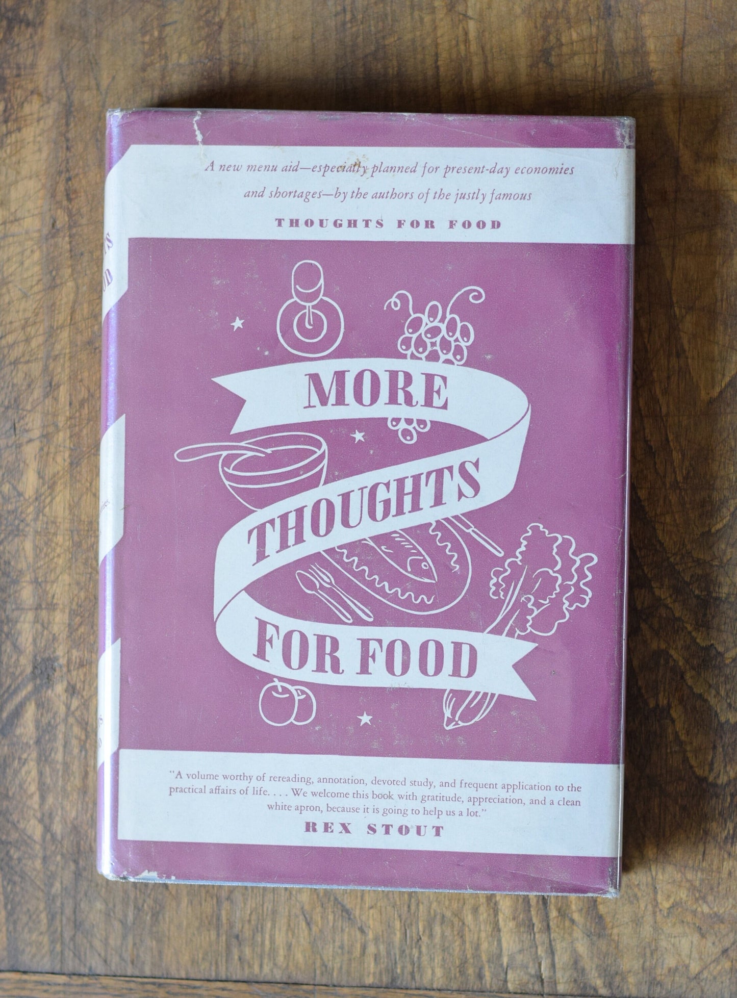 Vintage Cookbook: Samuel Pepys - More Thoughts for Food, A Menu Aid 1943