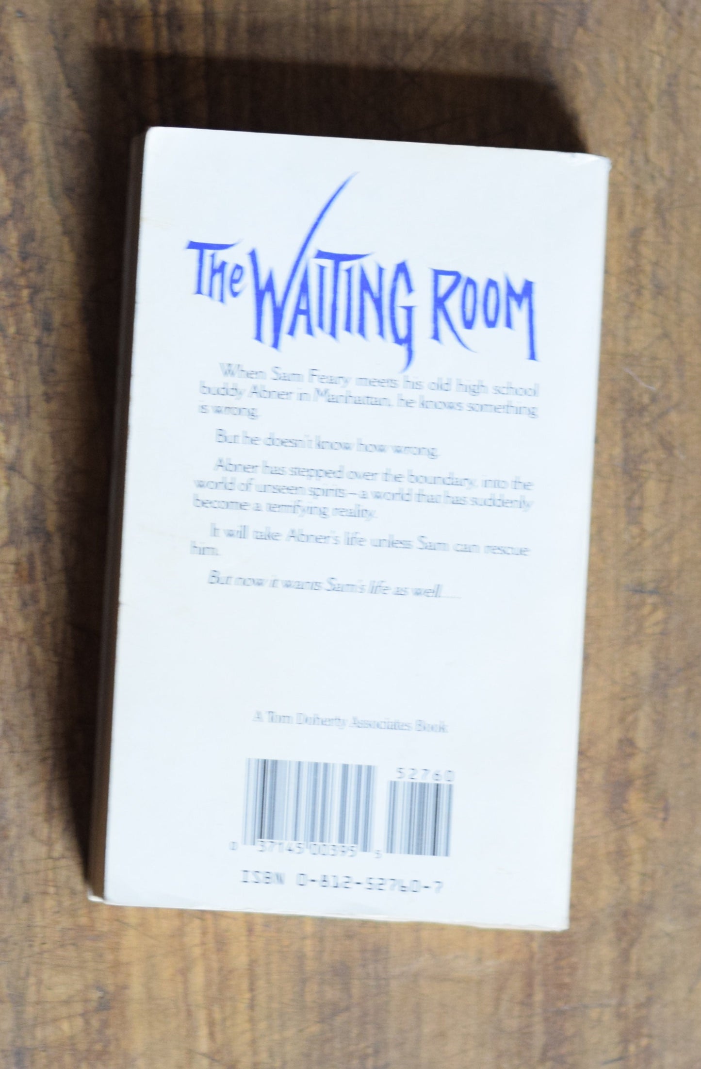 Vintage Horror Paperback: TM Wright - The Waiting Room FIRST PRINTING