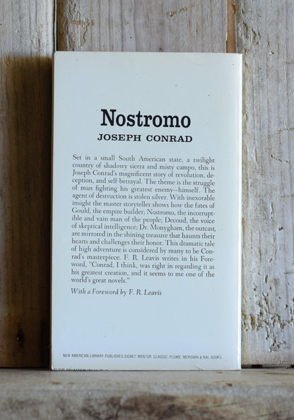 Vintage Fiction Paperback Novel: Joseph Conrad - Nostromo