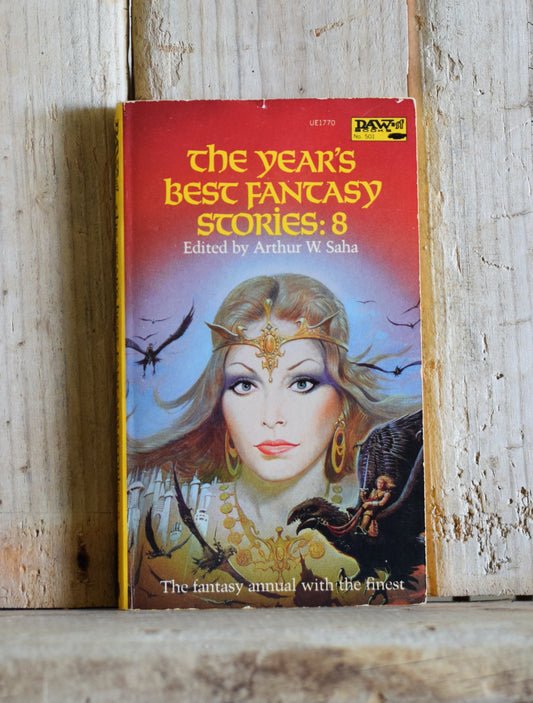Vintage Fantasy Paperback: The Year's Best Fantasy Stories 8 - Edited by Arthur W Saha FIRST PRINTING