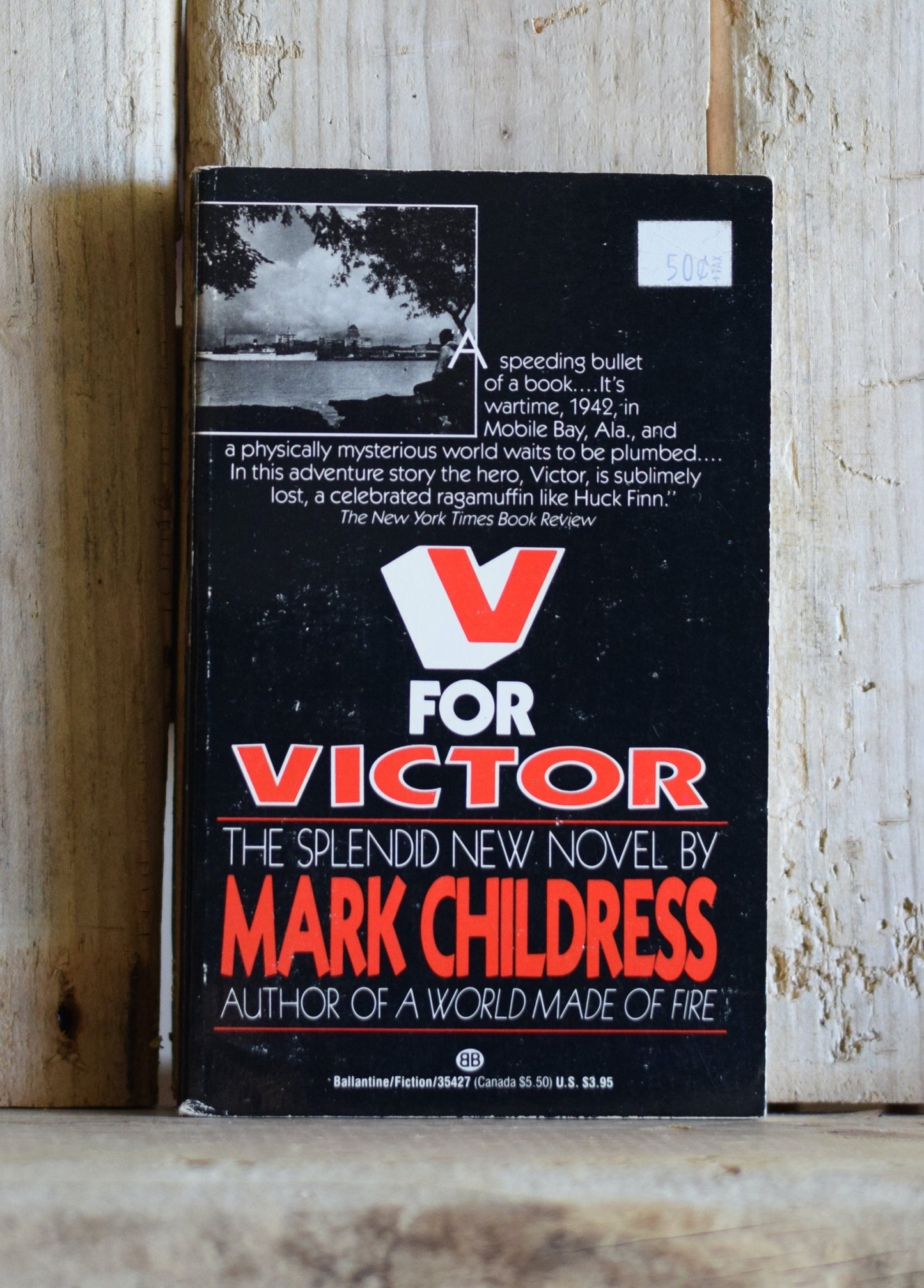 Vintage Fiction Paperback Novel: Mark Childress - V for Victor FIRST EDITION