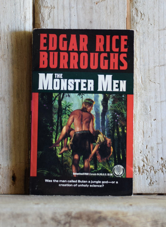 Vintage Sci-Fi Paperback Novel: Edger Rice Burroughs - The Monster Men