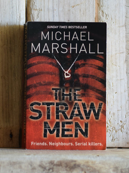 Vintage Fiction Paperback Novel: Michael Marshall - The Straw Men FIRST PRINTING