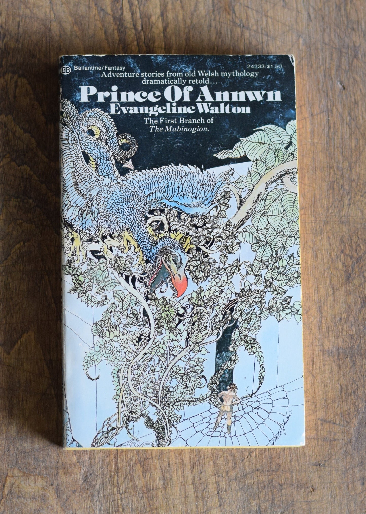Vintage Fantasy Paperback Novel: Evangeline Walton - Prince of Annwn FIRST PRINTING