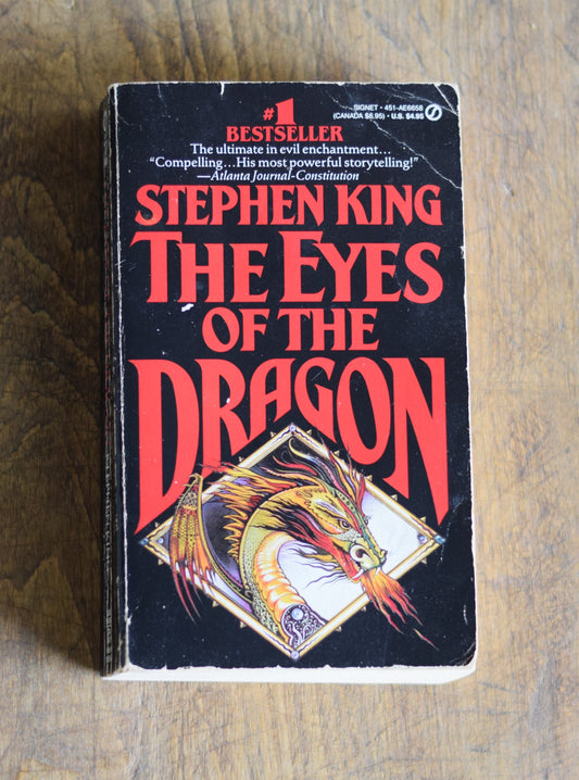 Vintage Fantasy Paperback Novel: Stephen King - The Eyes of the Dragon