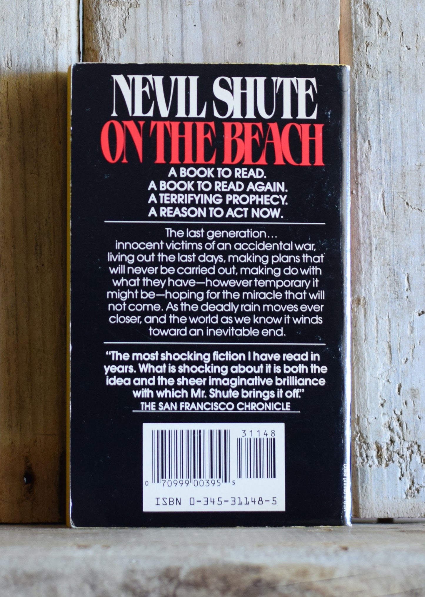 Vintage Fiction Paperback Novel: Nevil Shute - On the Beach