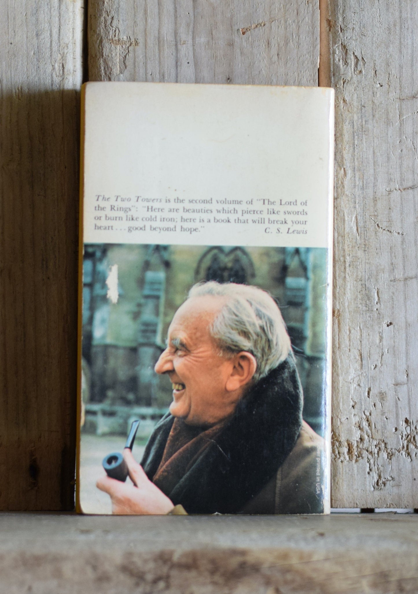 Vintage Fantasy Paperback Novel: JRR Tolkien - The Lord of the Rings, The Two Towers
