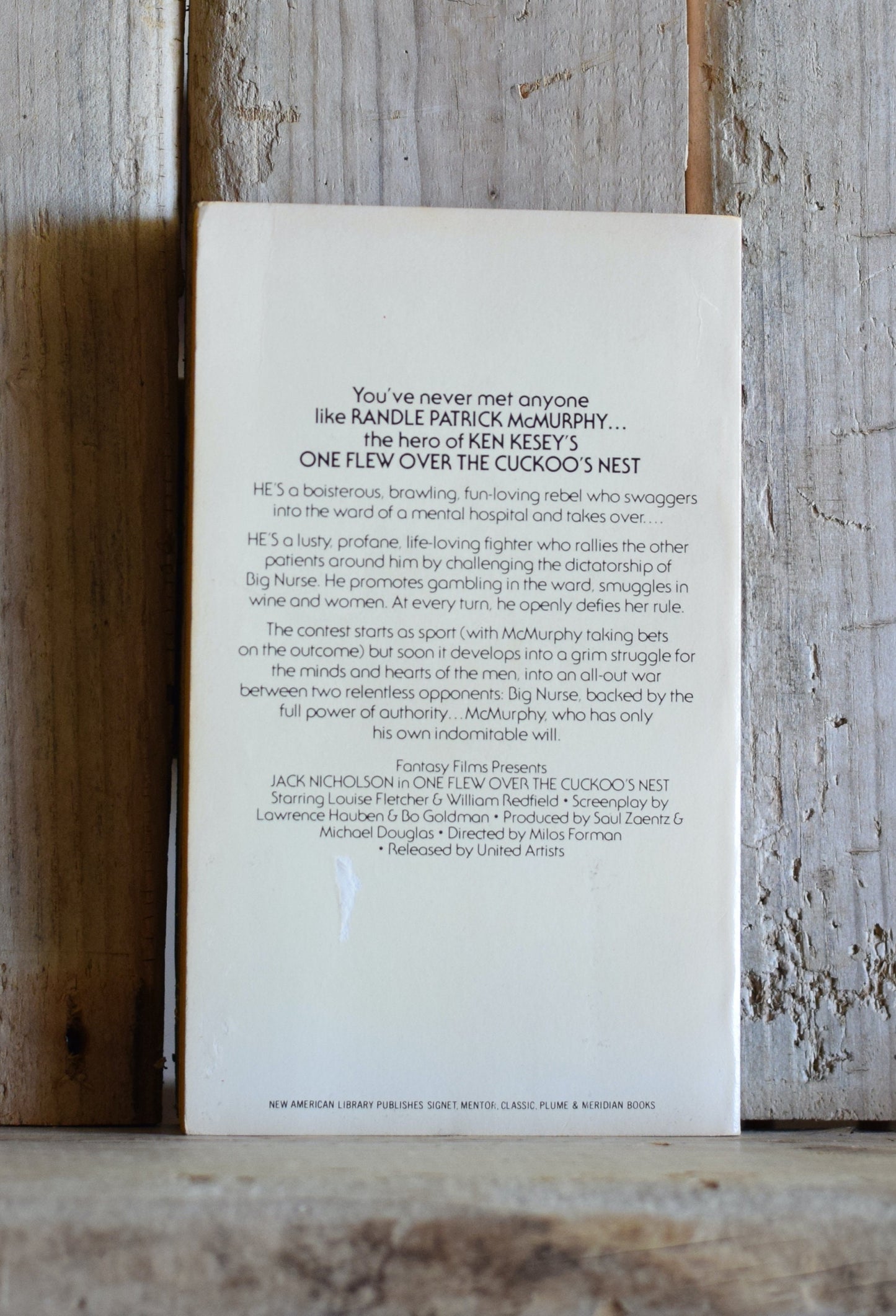 Vintage Fiction Paperback Novel: Ken Kesey - One Flew Over the Cuckoo's Nest