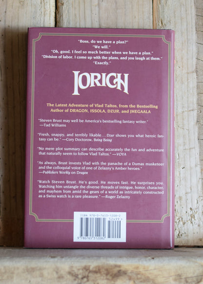 Fantasy Hardback Novel: Steven Brust - Iorich FIRST EDITION/PRINTING