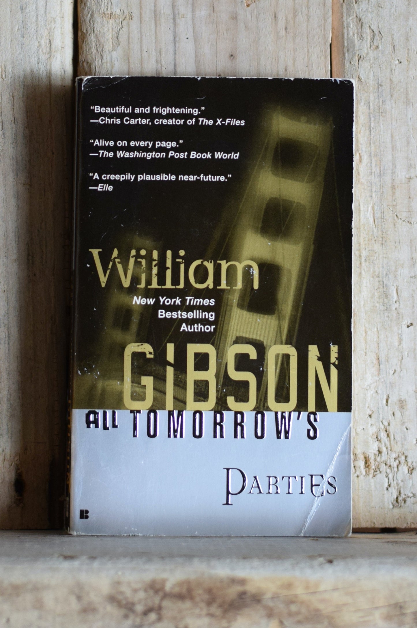 Vintage Sci-Fi Paperback Novel: William Gibson - All tomorrow's Parties SECOND PRINTING