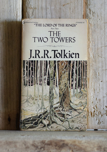 Vintage Fantasy Paperback Novel: JRR Tolkien - The Lord of the Rings, The Two Towers