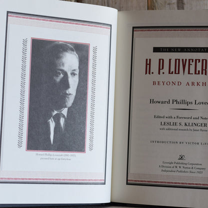 Horror Hardback: The New Annotated H.P. Lovecraft - Beyond Arkham, Edited by Leslie S Klinger FIRST EDITION/PRINTING