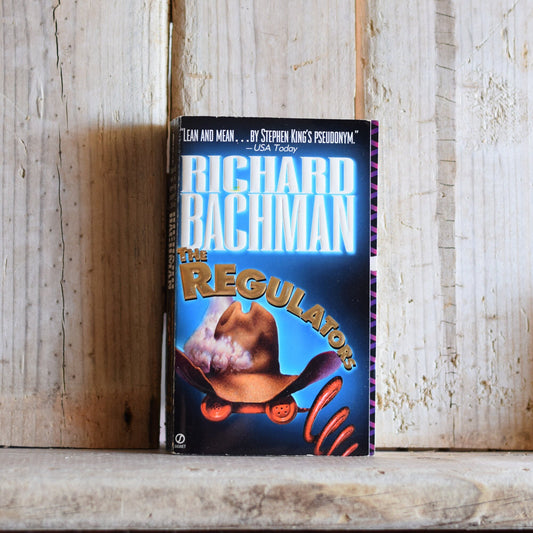 Vintage Horror Paperback: Stephen King Writing as Richard Bachman - The Regulators FIRST PRINTING