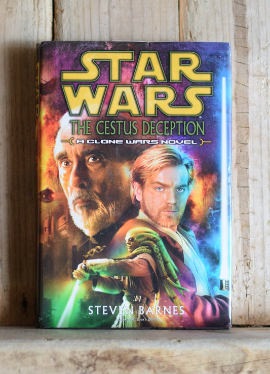 Vintage Sci-Fi Hardback Novel: Steven Barnes - Start Wars, The Cestus Deception, A Clone Wars novel FIRST EDITION