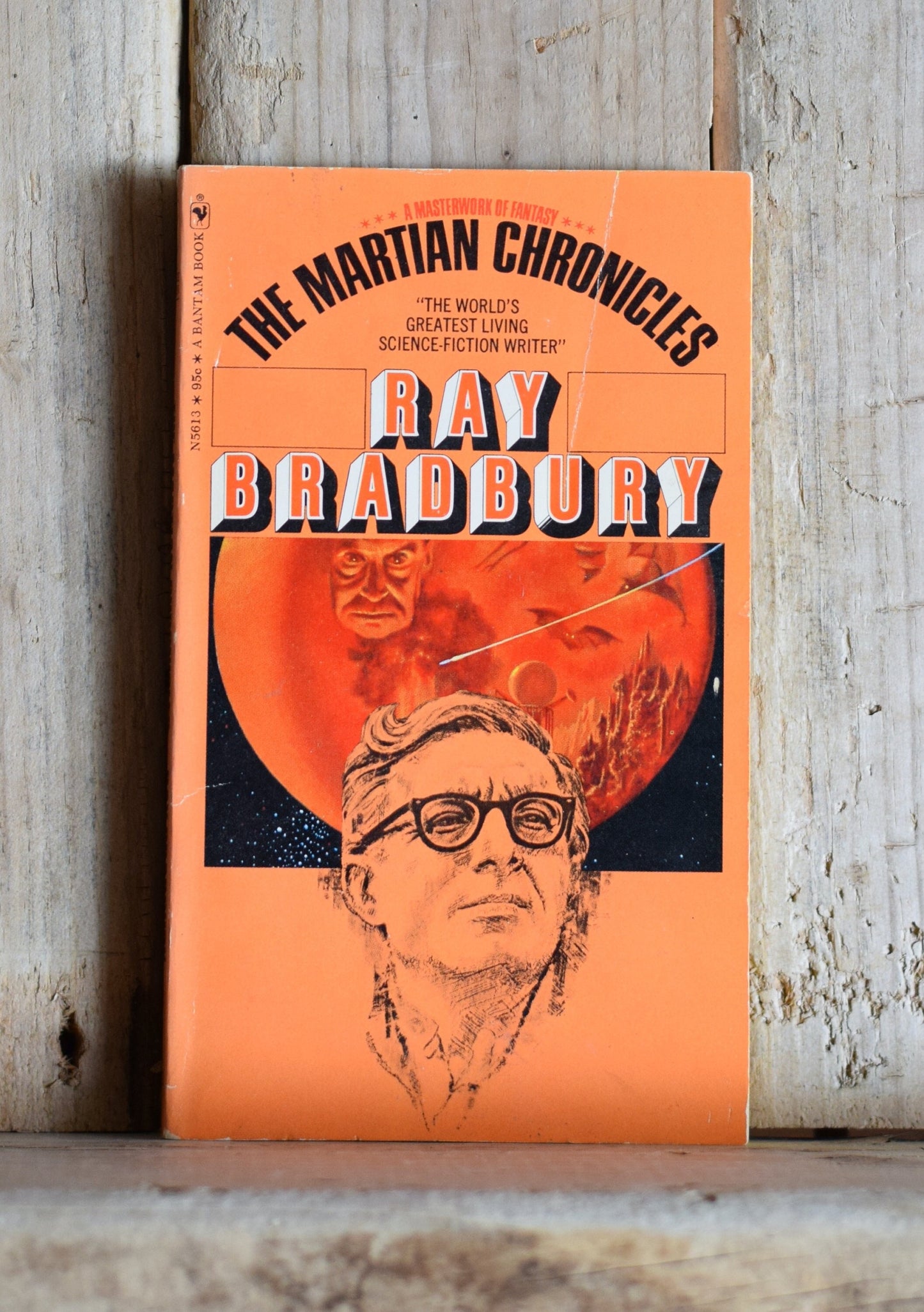 Vintage Sci-Fi Paperback Novel: Ray Bradbury - The Martian Chronicles