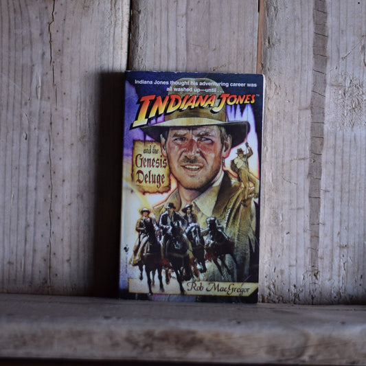 Vintage Fiction Paperback Novel: Rob MacGregor - Indiana Jones and the Genesis Deluge
