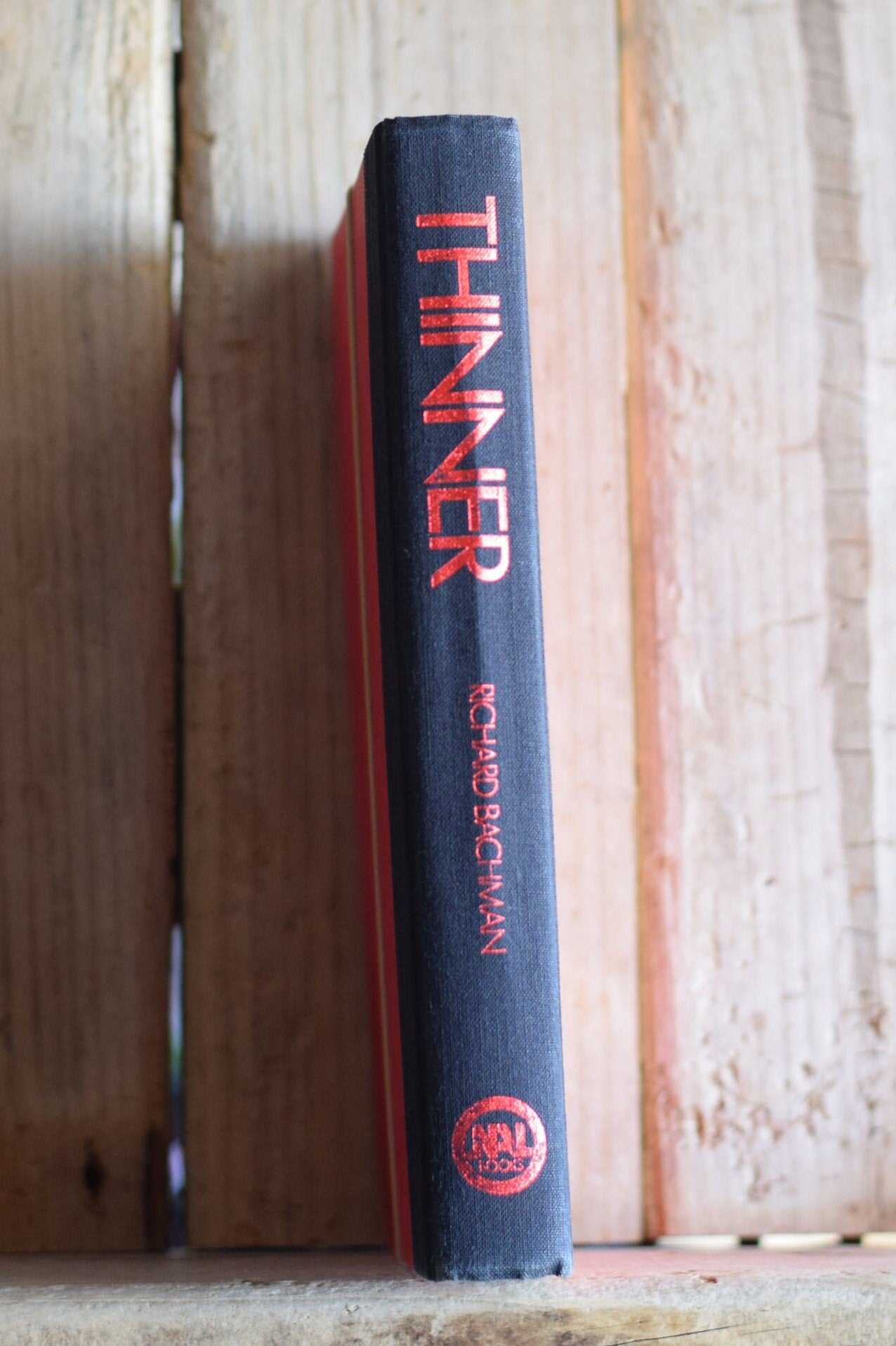 Vintage Horror Hardback Novel: Richard Bachman (A.K.A. Stephen King) - Thinner FIFTH PRINTING