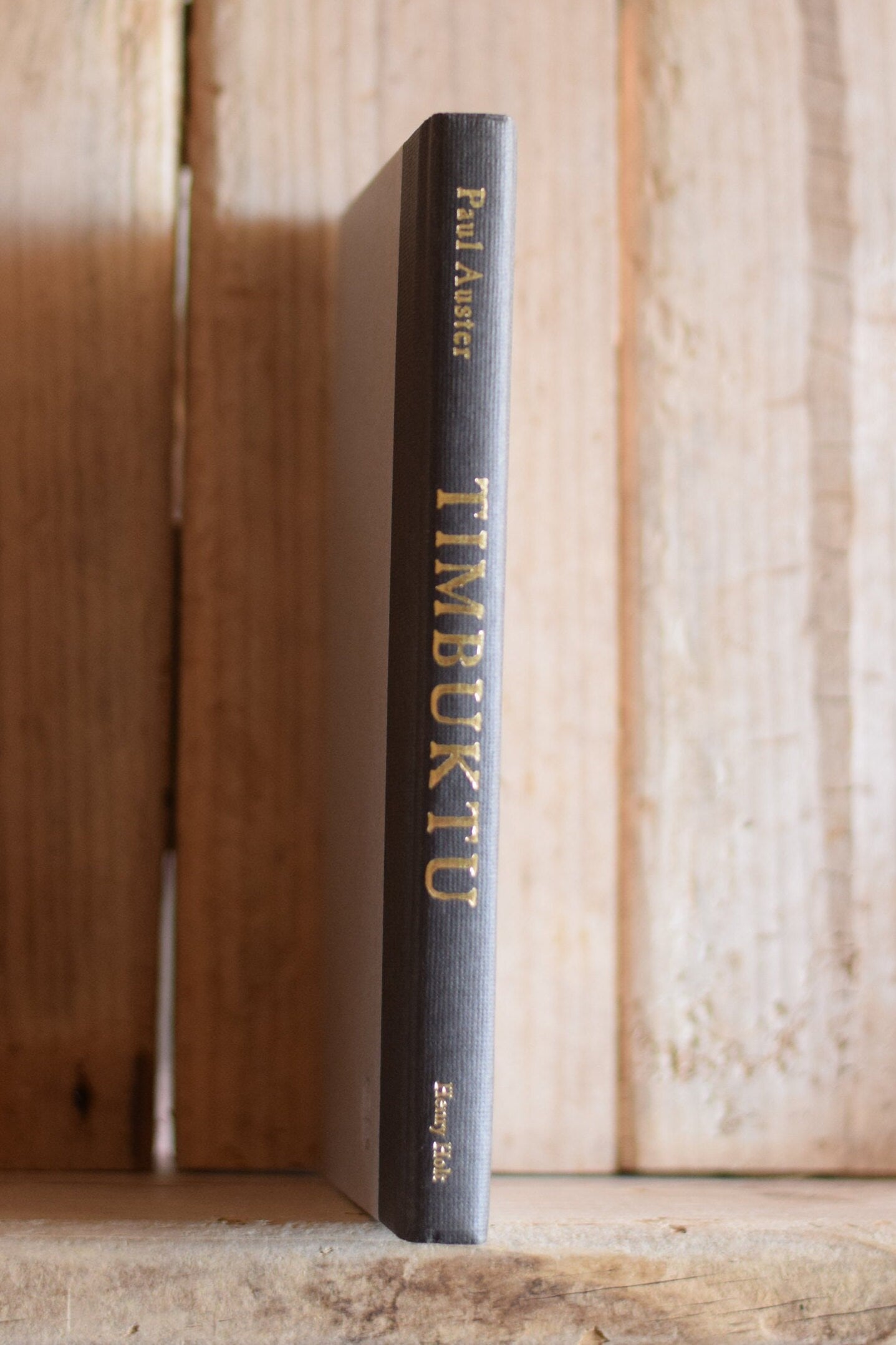 Vintage Fiction Hardback Novel: Paul Auster - Timbuktu FIRST EDITION/PRINTING
