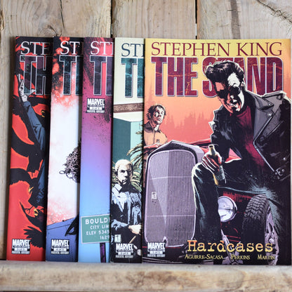 Comics: Stephen King's The Stand - Hardcases 1-5, American Nightmares 1-5, Captain Trips 1-5, 15 comics in total