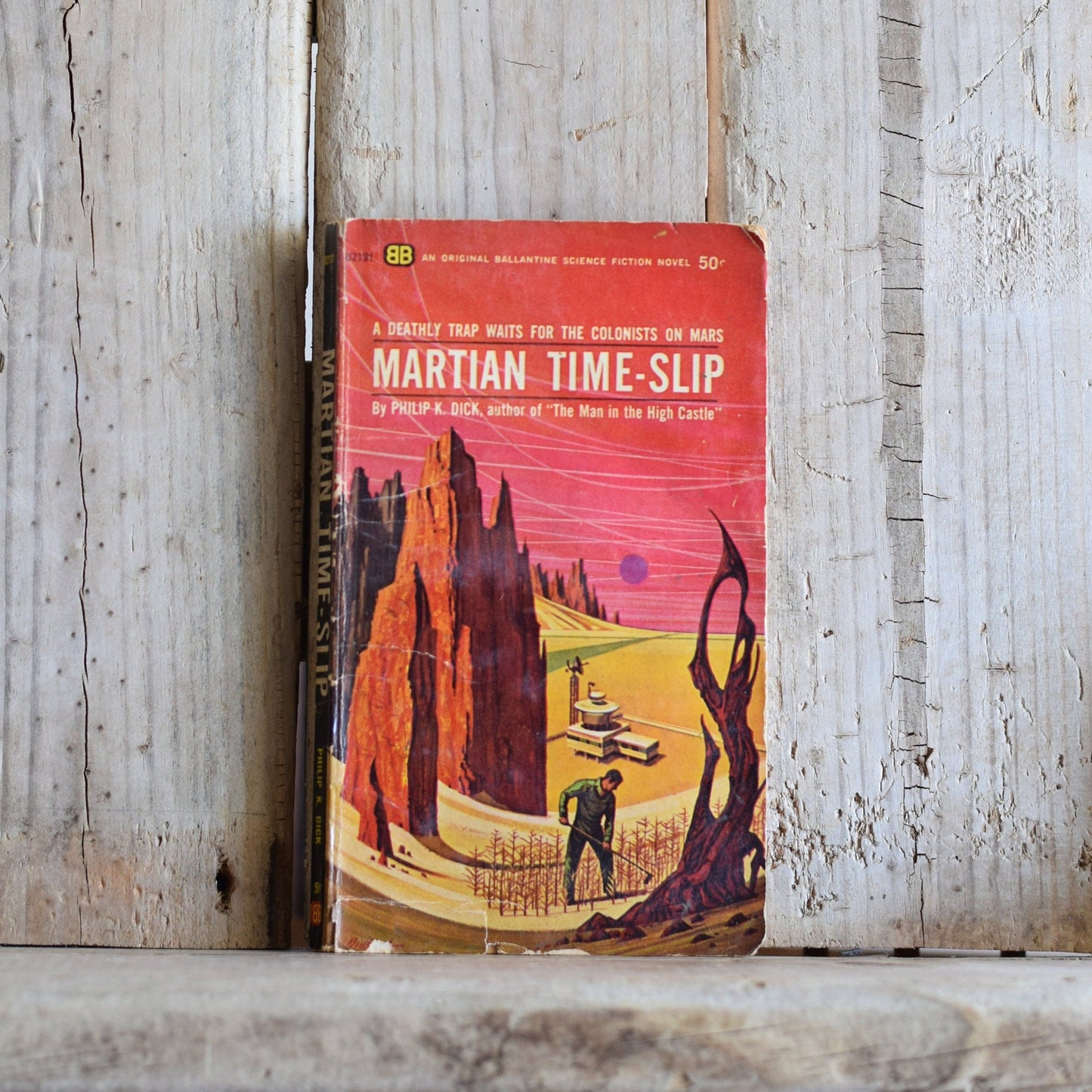 Vintage Sci-Fi Paperback Novel: Philip K Dick - Martian Time-Slip