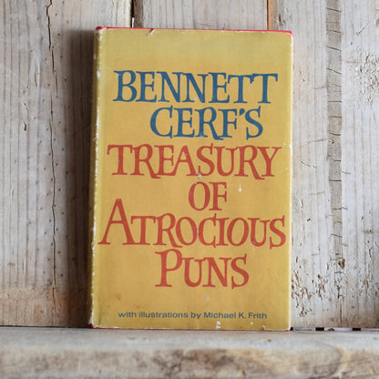 Vintage Fiction Hardback: Bennett Cerf - Bennett Cerf's Treasury of Atrocious Puns