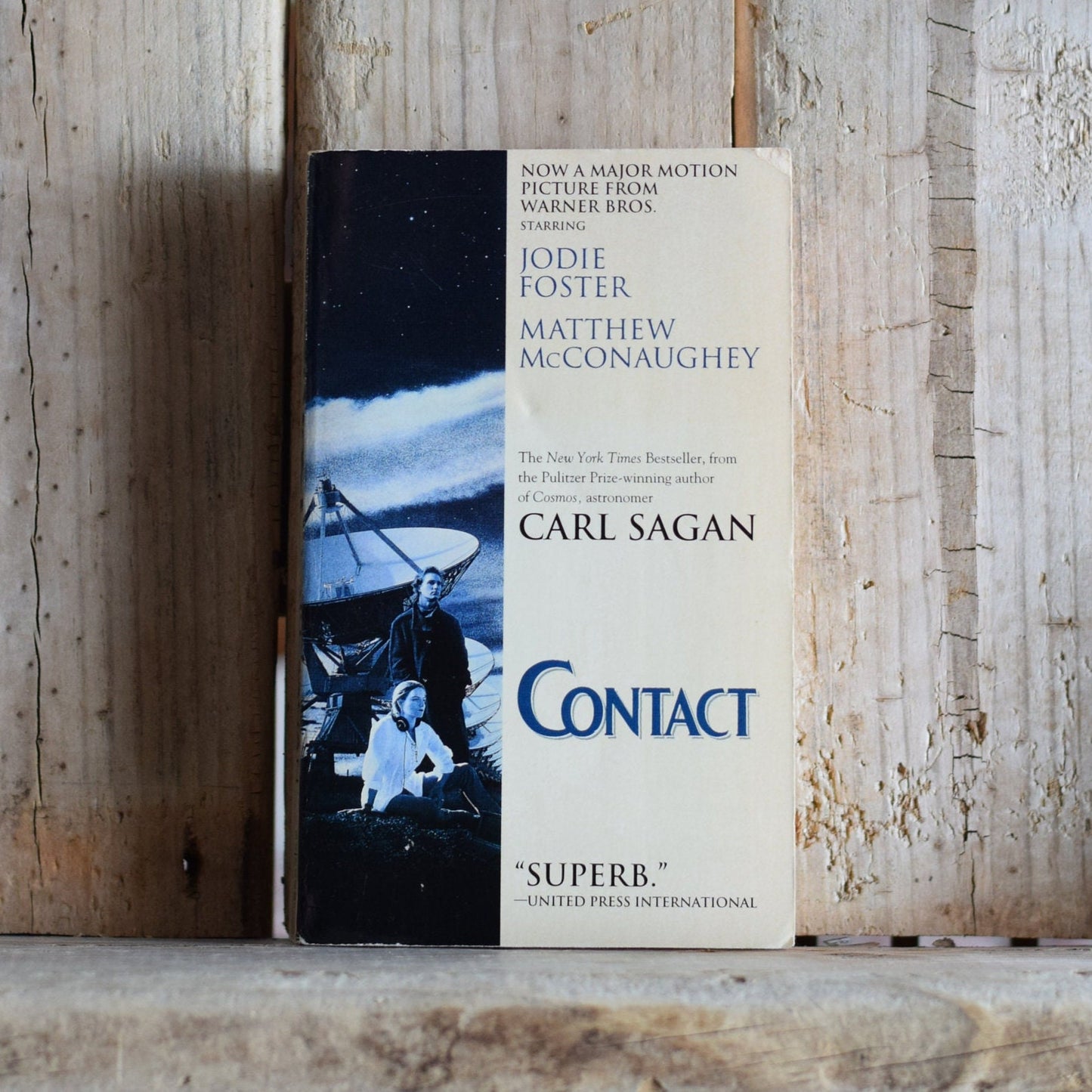 Vintage Sci-Fi Paperback Novel: Carl Sagan - Contact