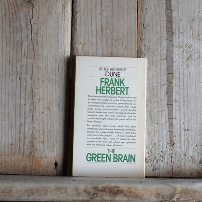 Vintage Sci-fi Paperback Novel: Frank Herbert - The Green Brain