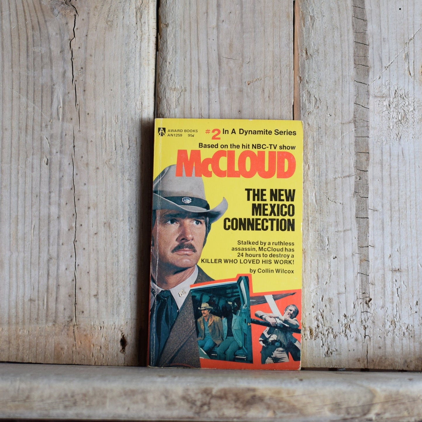 Vintage Fiction Paperback Novel: Collin Wilcox - McCloud No.2, The New Mexico Connection