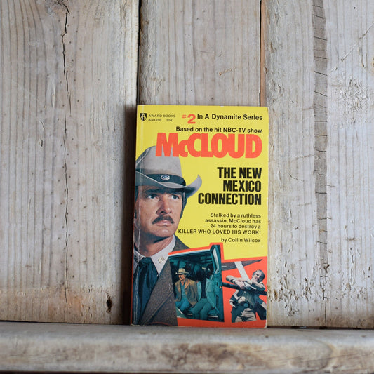 Vintage Fiction Paperback Novel: Collin Wilcox - McCloud No.2, The New Mexico Connection