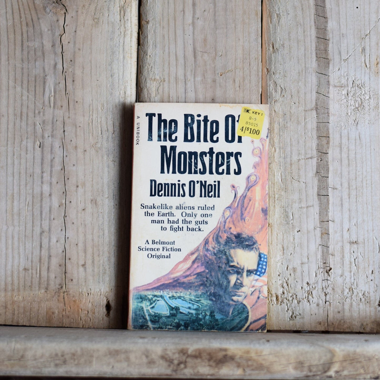 Vintage Sci-Fi Paperback Novel: Dennis O'Neil - The Bite of Monsters