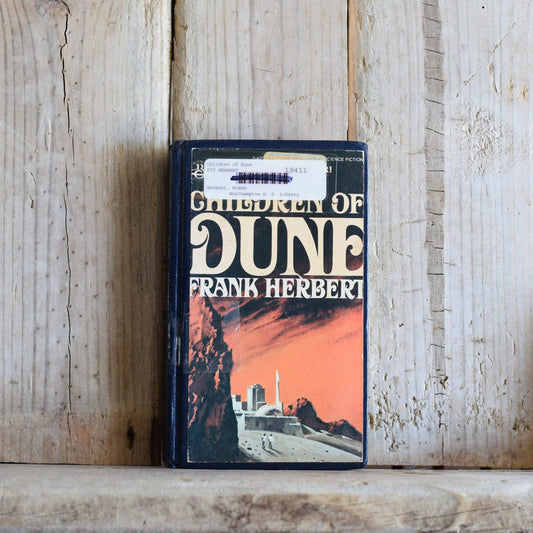 Vintage Sci-Fi Hardback Novel: Frank Herbert - Children of Dune RARE LIBRARY BINDING