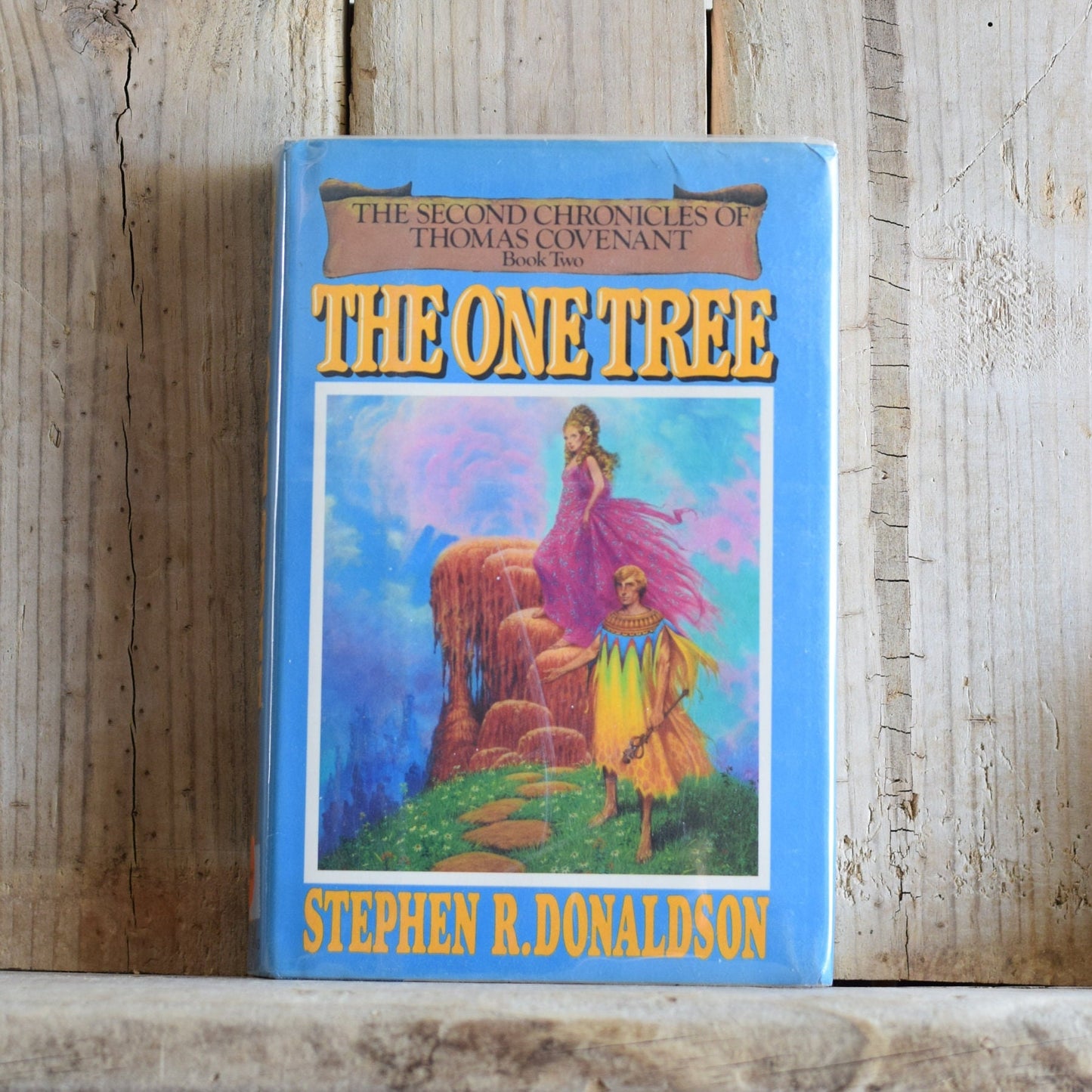 Vintage Sci-fi Hardback Novel: Stephen R Donaldson - The One Tree SIGNED FIRST EDITION