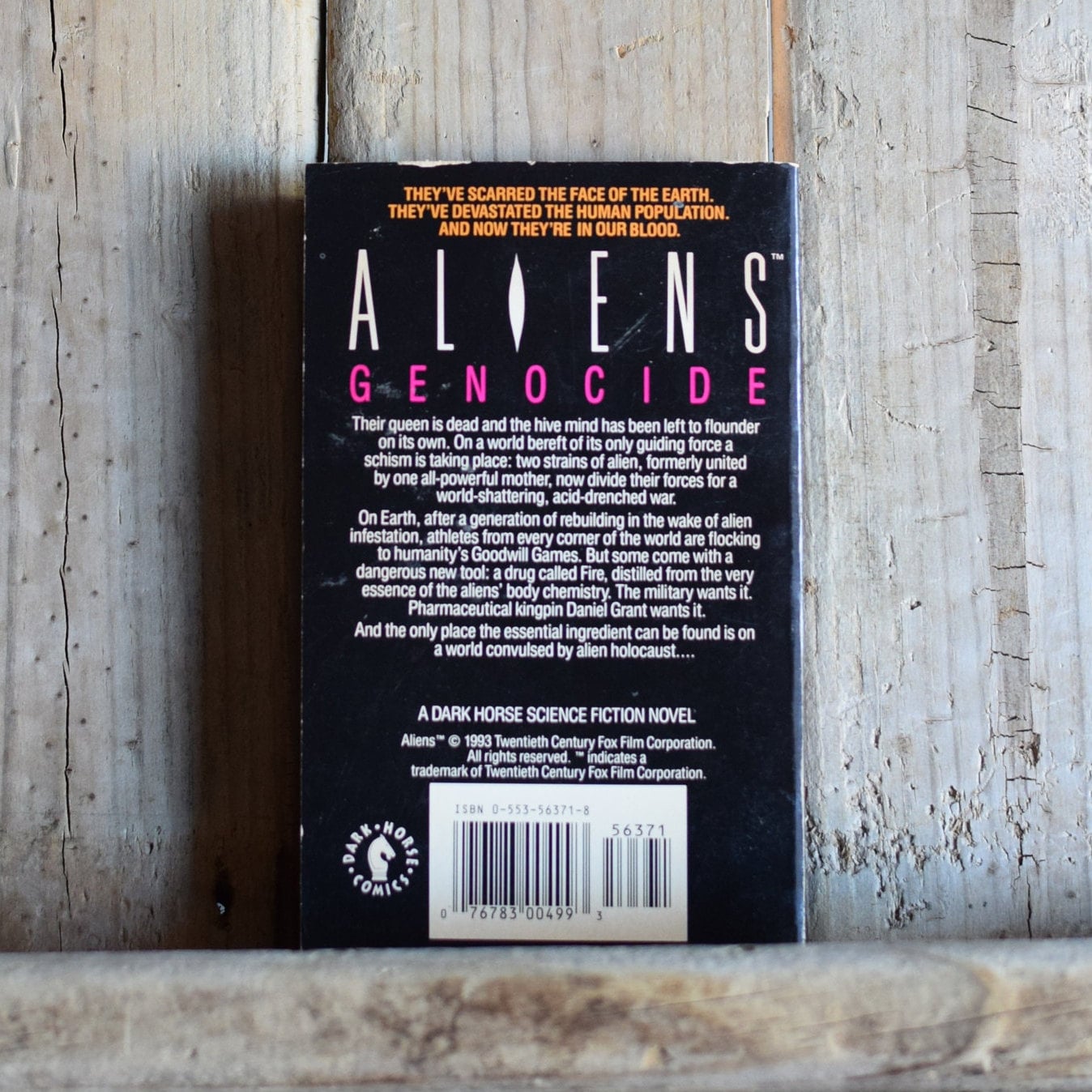 Vintage Sci-Fi Paperback Novel: David Bischoff - Aliens Genocide FIRST PRINTING