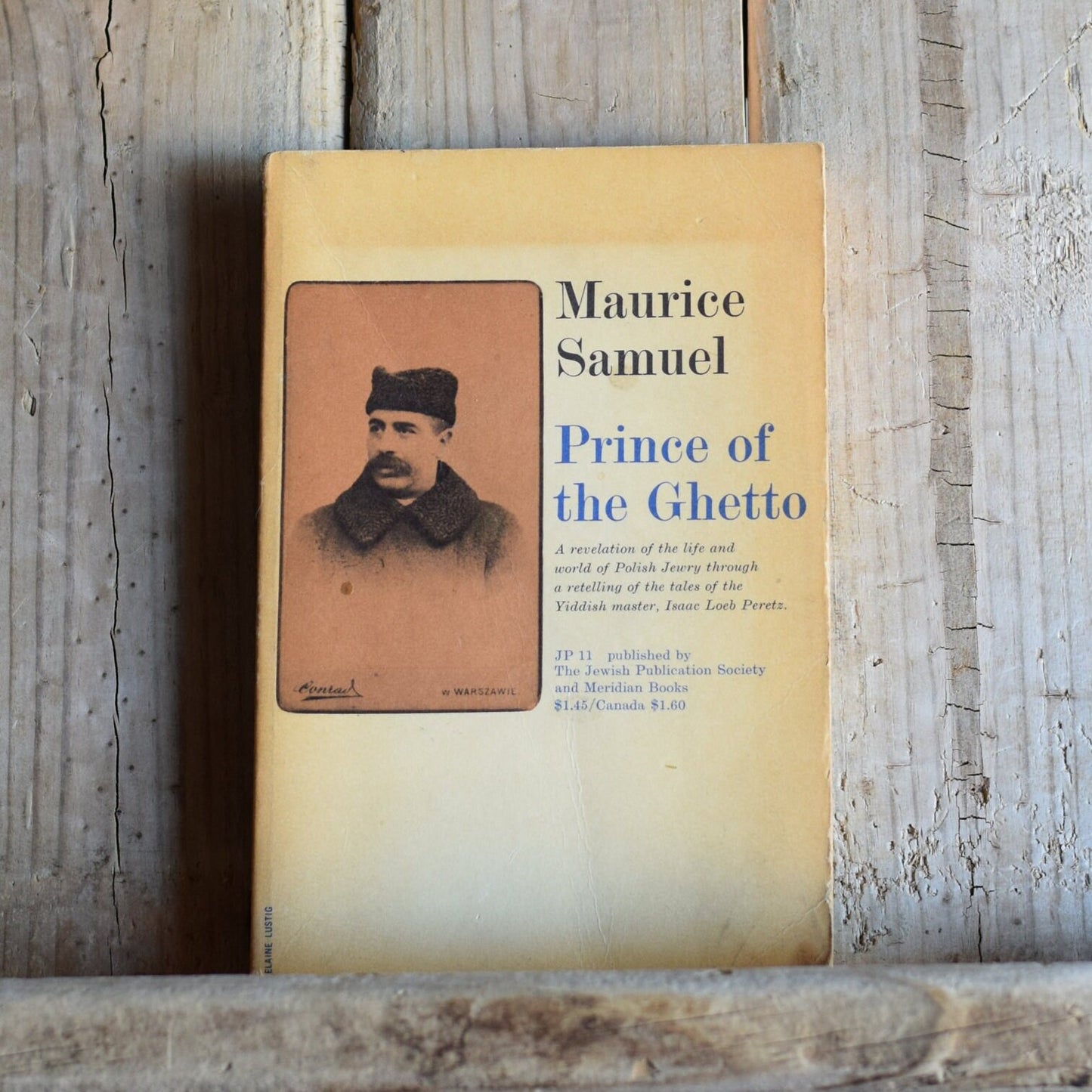 Vintage Non-Fiction Paperback: Maurice Samuel - Prince of the Ghetto