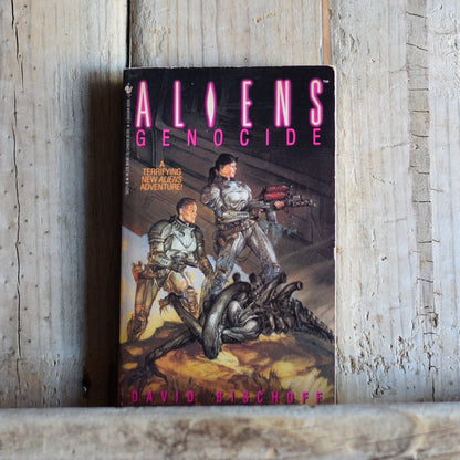 Vintage Sci-Fi Paperback Novel: David Bischoff - Aliens Genocide FIRST PRINTING