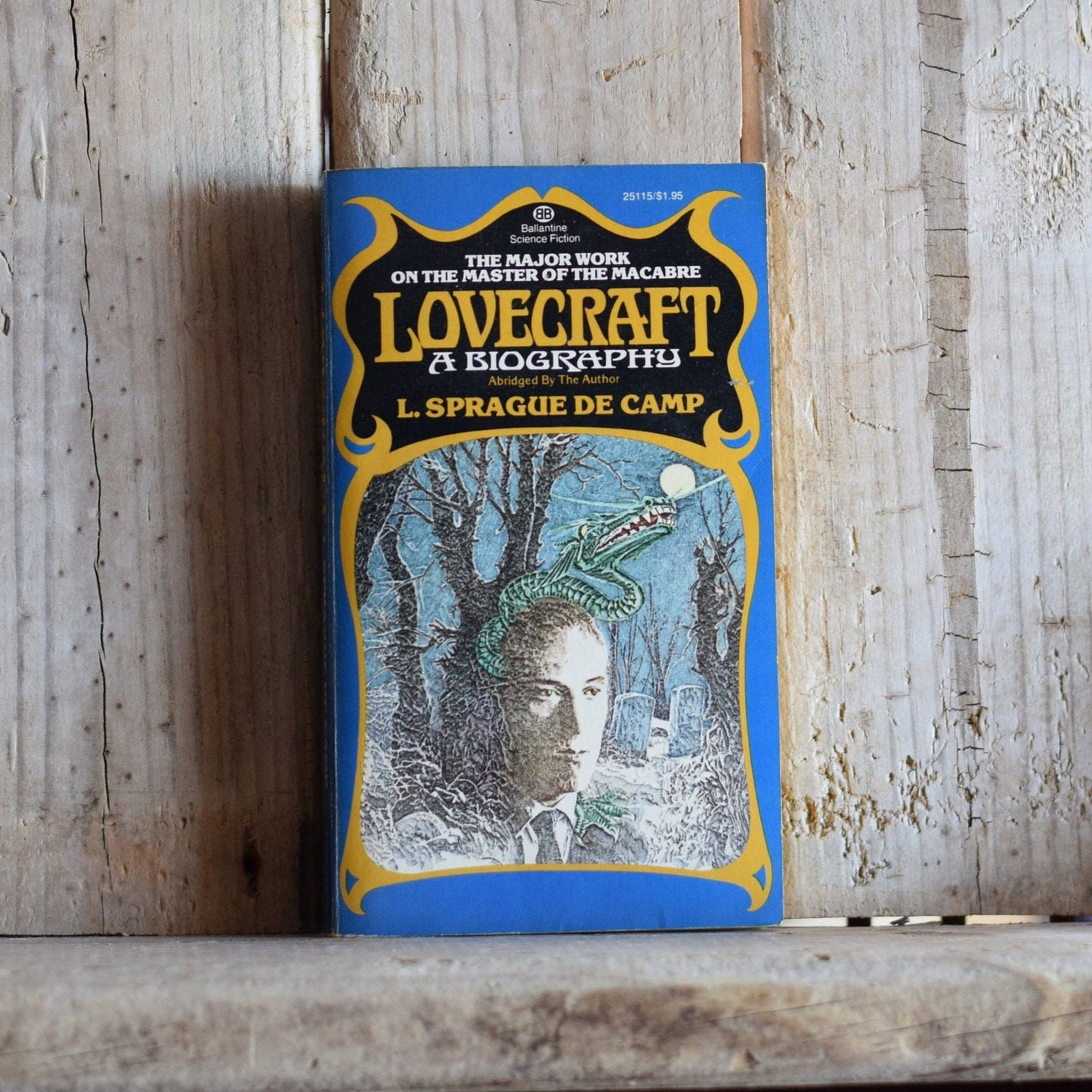Vintage Horror Paperback: L Sprague De Camp - Lovecraft a Biography FIRST EDITION